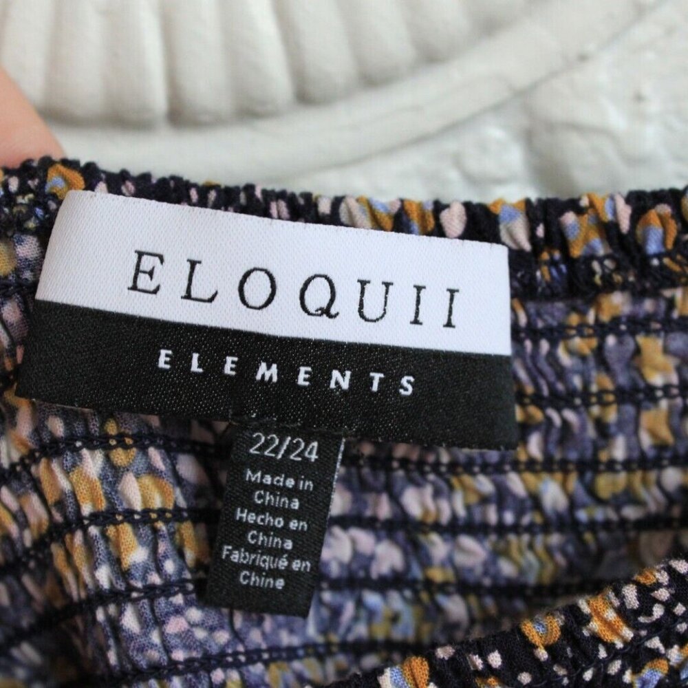 Eloquii Elements Plus Size Mixed Dot Print Midi D… - image 6